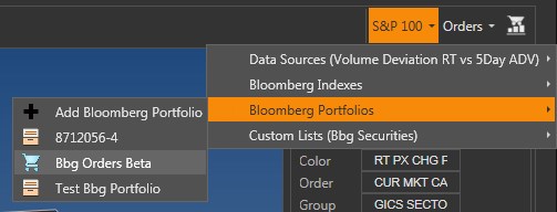 Show All Blotter Orders